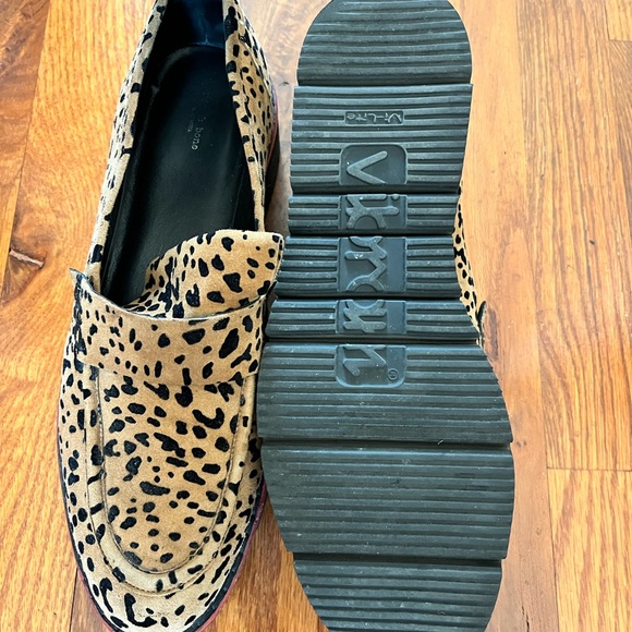 rag & bone leopard print platform loafers - Picture 2 of 3